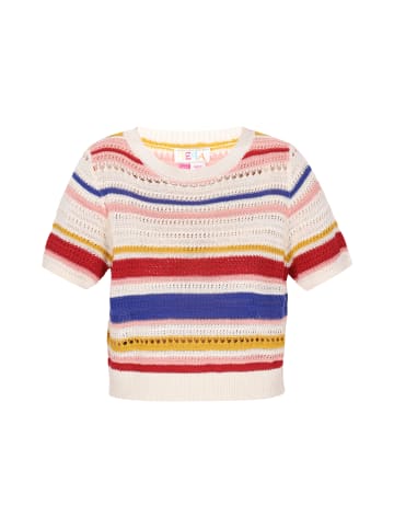 IZIA Women Sweater in offwhite multicolor