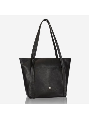 Jekyll & Hide Paris Schultertasche RFID Schutz Leder 36 cm in black