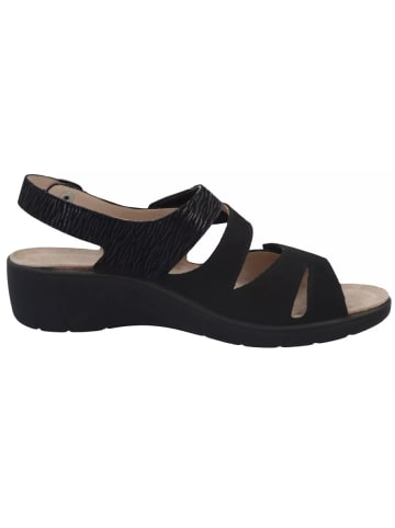 Solidus Komfort Sandalen für Damen in schwarz