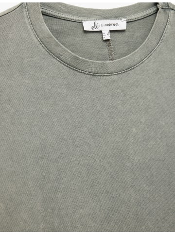 KOTON TSHIRT SS in Anthrazit