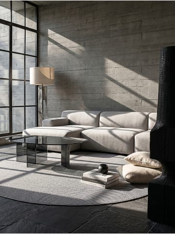 KADIMA DESIGN Kurzflorteppich Uni pflegeleicht Wohnzimmer Schlafzimmer Modern in Grau