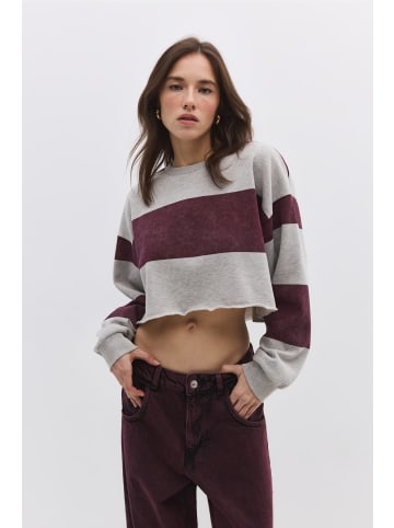 NO MATTER WHAT Sweatshirt im Bordeaux