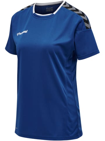 Hummel Hummel T-Shirt Hmlauthentic Multisport Damen Atmungsaktiv Feuchtigkeitsabsorbierenden in TRUE BLUE