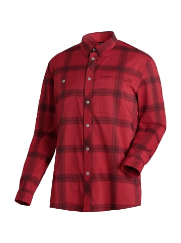 Maier Sports Kasen L/S M He-Hemd 1/1 Arm el. in Rot4583