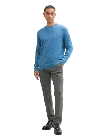 Tom Tailor Pullover BASIC CREWNECK KNIT in Blau