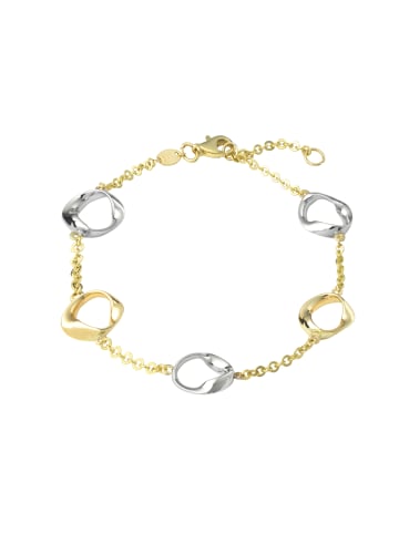 Amor Armband Gold 375/9 ct, teilrhodiniert in Bicolor