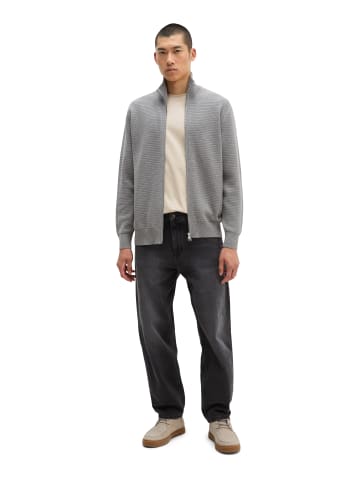 Marc O'Polo Strickjacke regular in Cloudy Grey Melange