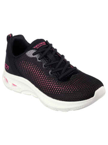 Skechers Sneaker "BOBS UNITY HINT OF COLOR" in Schwarz / Pink