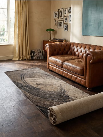 KADIMA DESIGN Teppichläufer Abstrakt pflegeleicht Wohnzimmer Schlafzimmer Flur in Braun