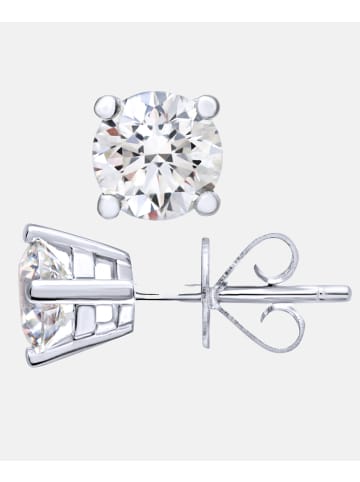 Diamant L'éternel Ohrstecker aus 750 Weißgold mit Diamant