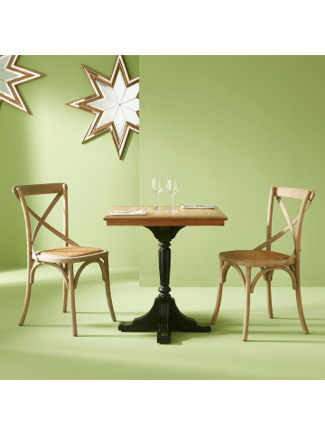 Signature 2er-Set Stühle BISTROT in Helles - (W) 89 x (H) 51 x (L) 61 cm