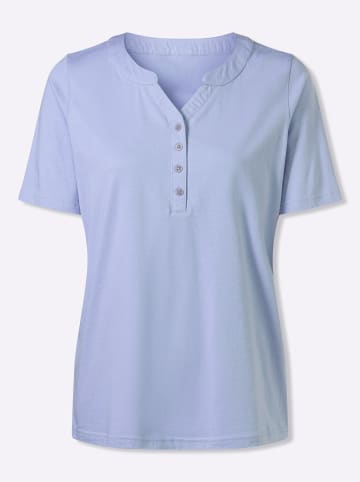 Sieh an! Kurzarm-Shirt in bleu