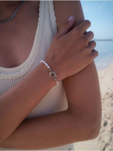 PURELEI Armband Pearl Charm Silber