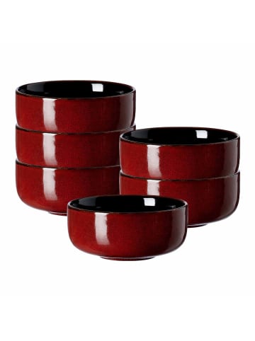 Ritzenhoff & Breker 6er Set Müslischalen Gambia ø 14,5 cm in rot