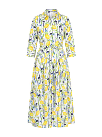 Ulla Popken Kleid in schneeweiß