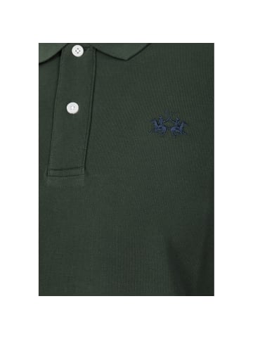 La Martina Poloshirt MBP011 in dunkelgruen