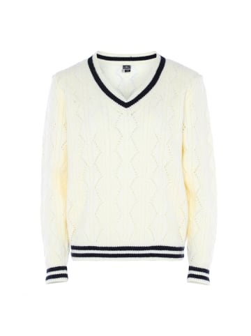 DreiMaster Maritim Damen Pullover in WOLLWEISS
