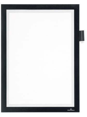 Durable Informationsrahmen Duraframe Magnetic Note A4 schwarz
