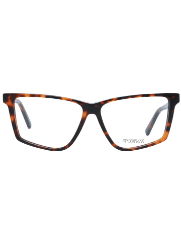 Sportmax Frauen Optische Fassungen Rechtwinklig Braun