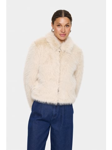 SAINT TROPEZ Jacke ZaselineSZ Gerade Passform in Creme