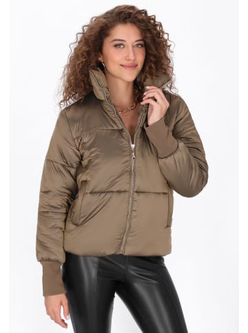 faina Women Jacket in brown bronze