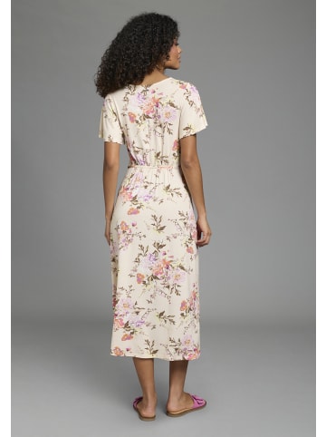 Laura Scott Sommerkleid in creme-rosa-geblümt