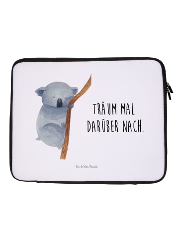 Mr. & Mrs. Panda Notebook Tasche Koalabär mit Spruch in Weiß