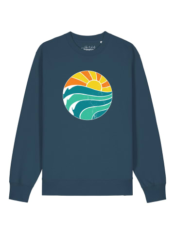 wat? Apparel Sweatshirt Summer Sun in Petrol
