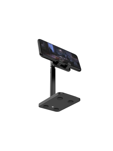 COFI 1453 Universal Smartphone Ständer Handyhalterung schwarz in Schwarz