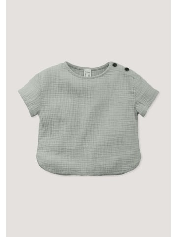 Hessnatur Musselin Shirt in nebelgrau