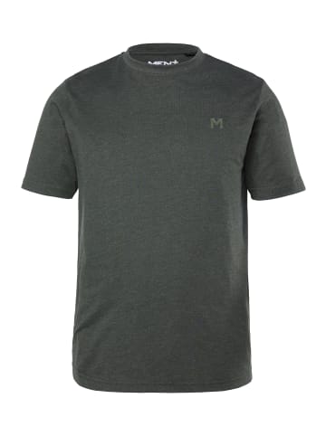 Men Plus Kurzarm T-Shirt in olivgrün