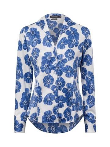Franco Callegari Bluse in blau weiß - 0101