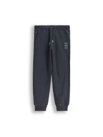 Coccodrillo Baumwoll-Jogginghose in schwarzgrau