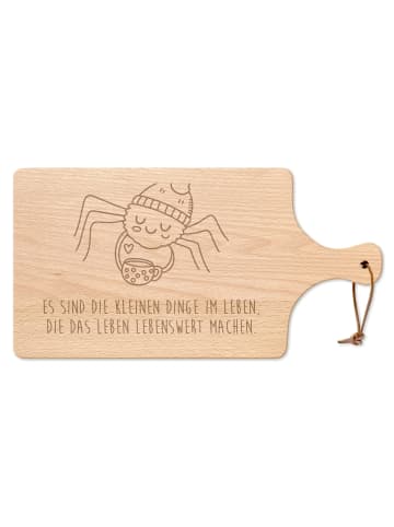 Mr. & Mrs. Panda Frühstücksbrettchen Spinne Agathe Kaffee mit Sp... in Transparent