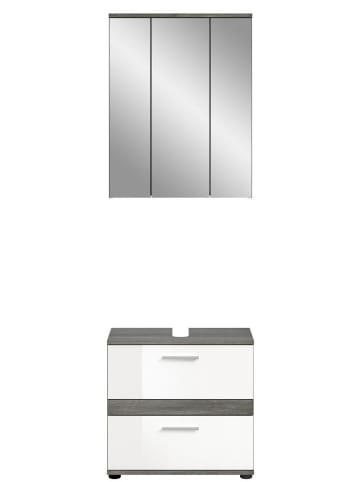 ebuy24 Badmöbelset Blake Weiß 60 x 34 cm