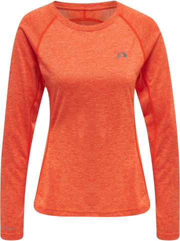 Newline Newline T-Shirt Women Running Laufen Damen Atmungsaktiv Feuchtigkeitsabsorbierenden in SPICY ORANGE MELANGE