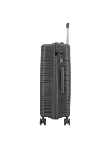 D&N Travel Line 4600 4 Rollen Trolley M 65 cm grey