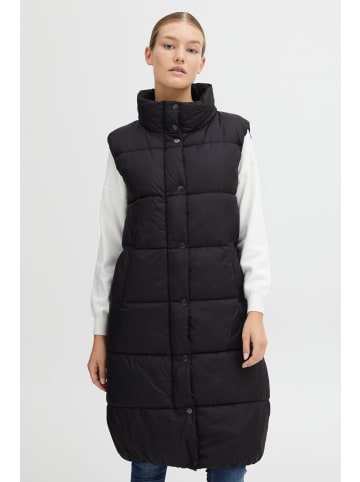Oxmo Longweste OXBodani 21800110-ME  Longweste mit Knopfleiste in Schwarz
