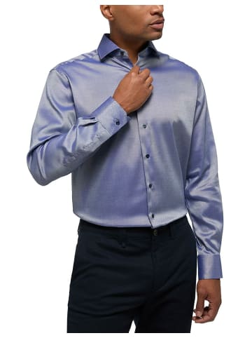 Eterna Langarm FreizeitHemd für Herren in marine