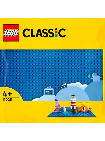 LEGO Classic  Blaue Bauplatte in Bunt