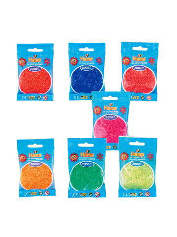Hama Set mit 14.000 Mini-Bügelperlen neon - ab 10 Jahren