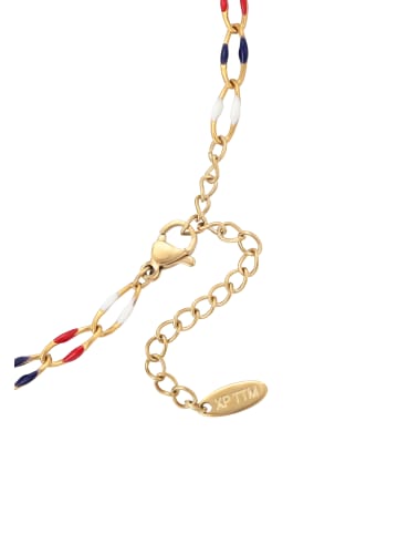 faina Women Cable Chain Link Bracelet in Gold Multicolor