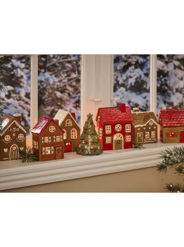 IB Laursen TANNENBAUM Teelichthalter Weihnachtsbaum Grün 15 cm