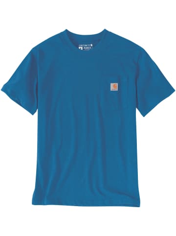 CARHARTT  Pocket T-Shirt in blau