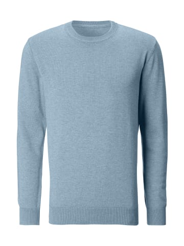 H.I.S Strickpullover in blau-meliert