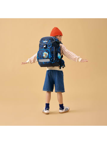 Ergobag Grundschulranzen, PACK "Bärassic Garden" 6-tlg. in Blau