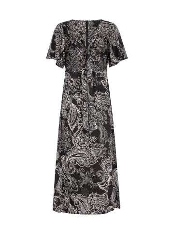 DreiMaster Klassik Kleid in Schwarz Weiss
