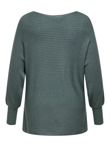 ONLY Carmakoma Strickpullover in Balsam Green