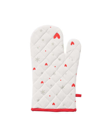 Boltze Gepolsterter Küchenhandschuh ANELLA in Weiß, (B) 19 x (H) 1,5 x (L) 32 cm