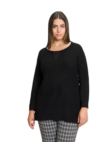 Ulla Popken Pullover in schwarz